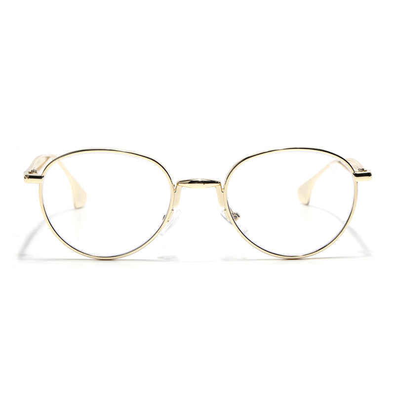 Sphere | Golden Round Eyeglasses