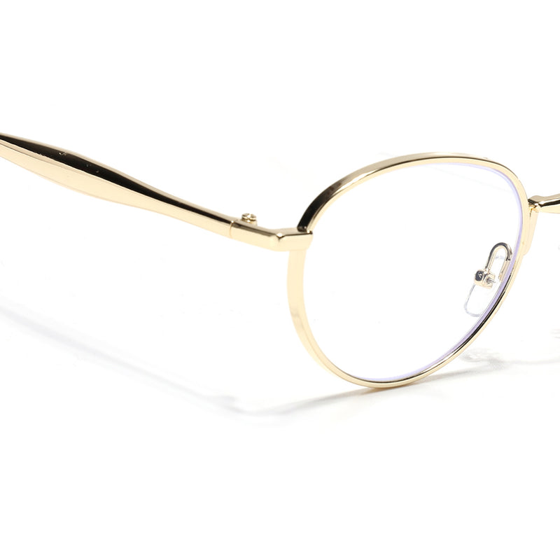 Sphere | Golden Round Eyeglasses
