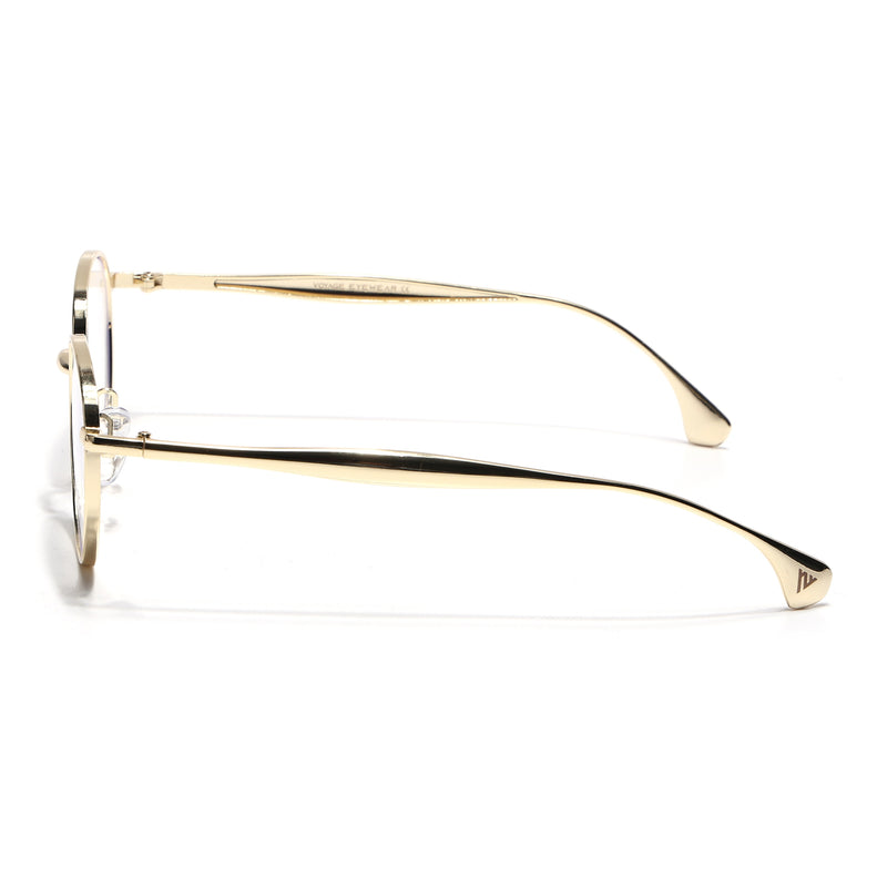 Sphere | Golden Round Eyeglasses