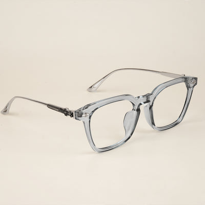 Voyage Grey Square Eyeglasses for Men & Women for Men & Women (TR83025MG3867-C2)