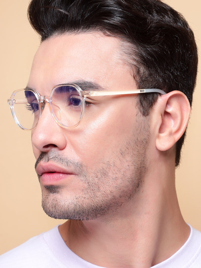 Voyage Air Nude Round Eyeglasses for Men & Women (902MG4390-C3)