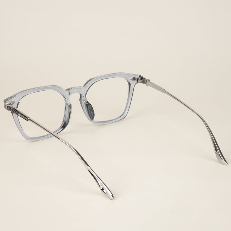 Voyage Grey Square Eyeglasses for Men & Women for Men & Women (TR83025MG3867-C2)