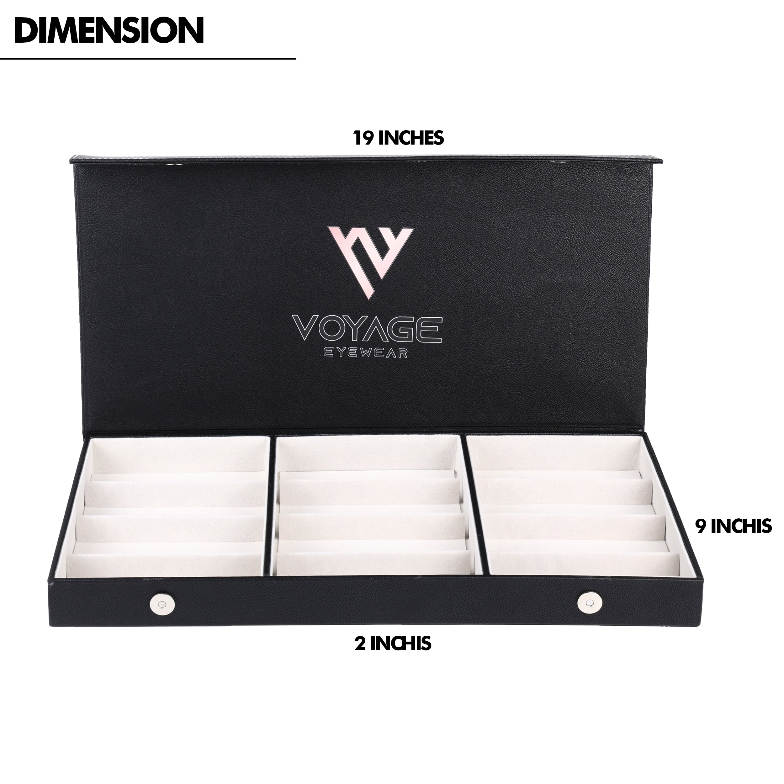 Voyage Collection Tray | Black | 12 slots