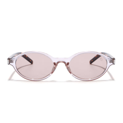 Bloom - Pink Oval Sunglasses for Women (2537CL2187)