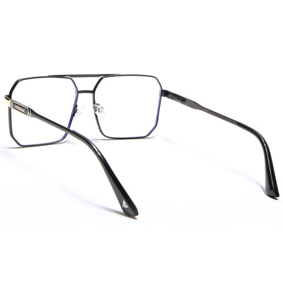 Voyage Exclusive Black & Golden Wayfarer Eyeglasses for Men & Women (VY221010MG5317-C1)