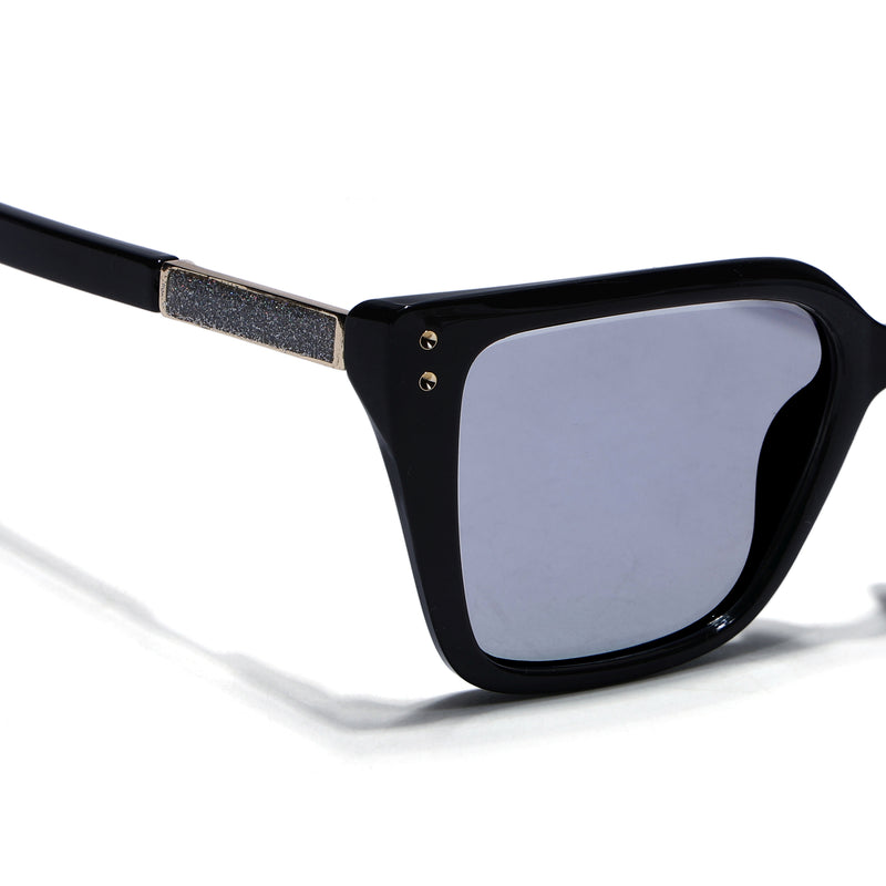Voyage Glam Black Cateye Photochromic lens Eyeglasses for Women (95005FMG7811)