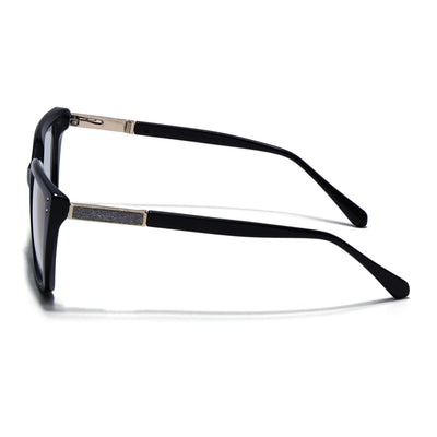 Voyage Black Cateye Photochromic lens Eyeglasses for Women (95005FMG7811)