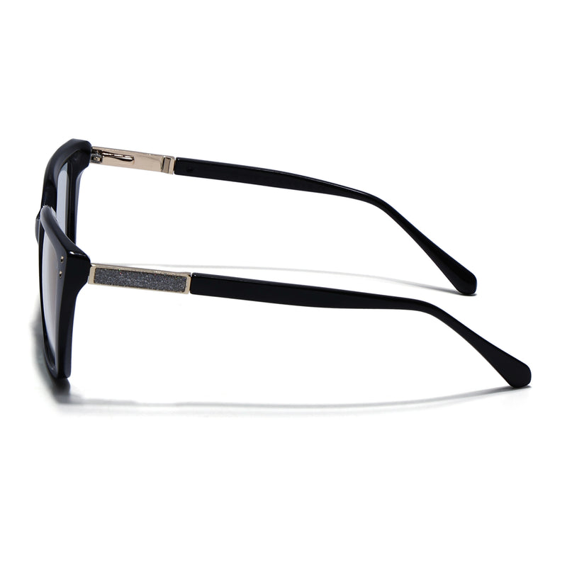 Voyage Glam Black Cateye Photochromic lens Eyeglasses for Women (95005FMG7811)