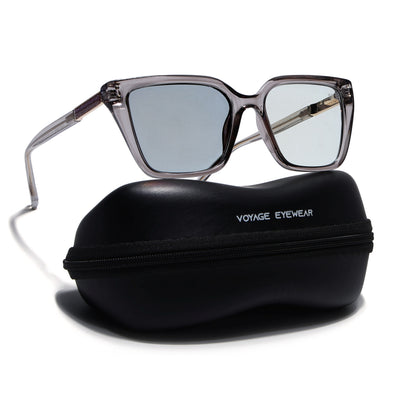 Voyage Grey Cateye Photochromic lens Eyeglasses for Women (95005FMG7812)