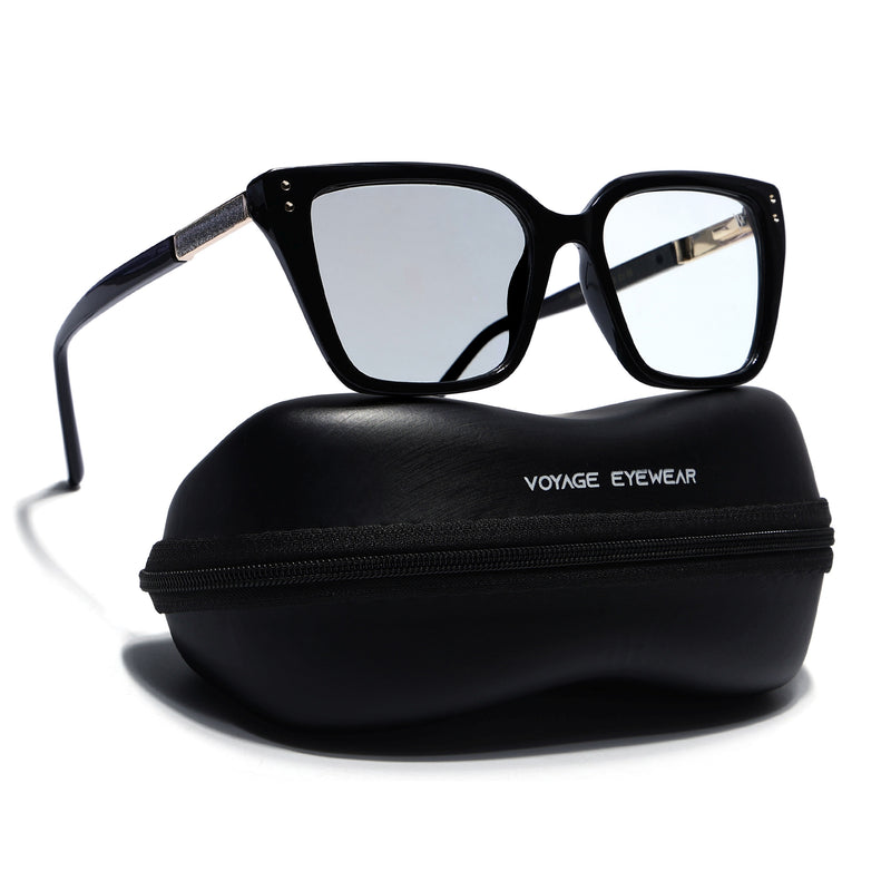 Voyage Glam Black Cateye Photochromic lens Eyeglasses for Women (95005FMG7811)