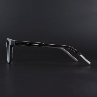 Eyejack Rush Grey Square Eyeglasses for Men & Women (1002FCL1453-C11)