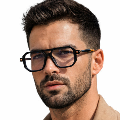 Ghost | Black Wayfarer Eyeglasses for Men & Women | 86582MGA2-C1