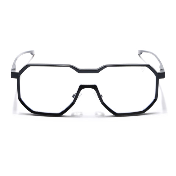 Drip | Matt Black Eyeglasses for Men & Women | 98145MG5164-C2