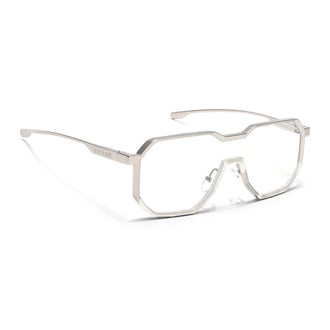 Drip | Silver Wayfarer Eyeglasses for Men & Women | 98145MG5163-C1