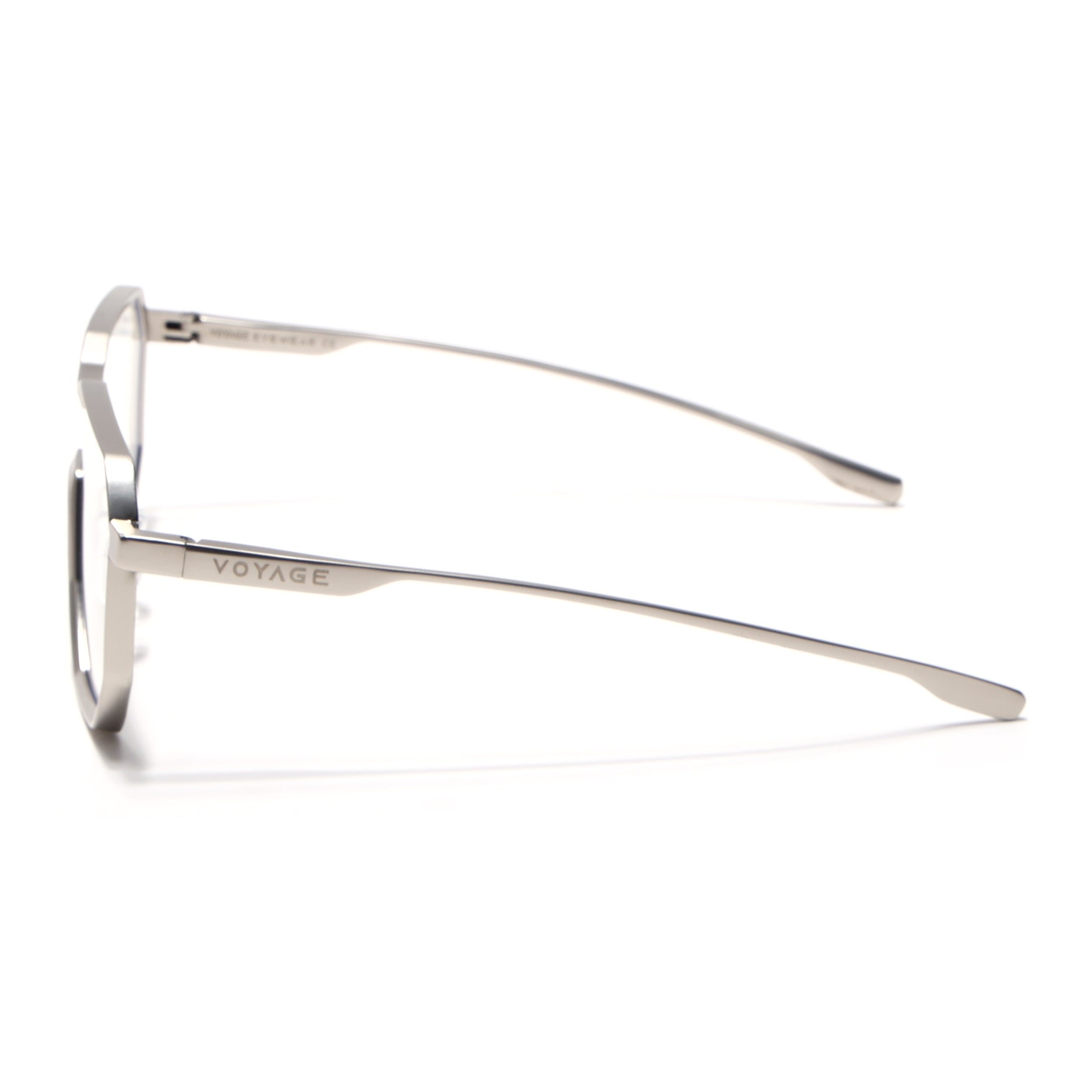 Drip | Silver Wayfarer Eyeglasses for Men & Women | 98145MG5163-C1