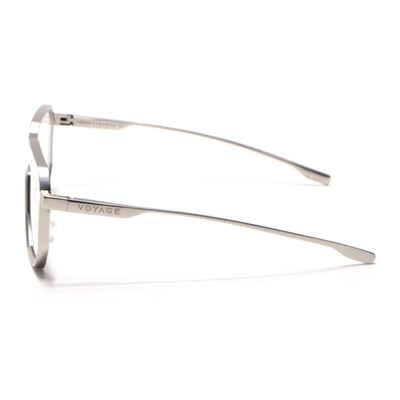 Drip | Silver Wayfarer Eyeglasses for Men & Women | 98145MG5163-C1