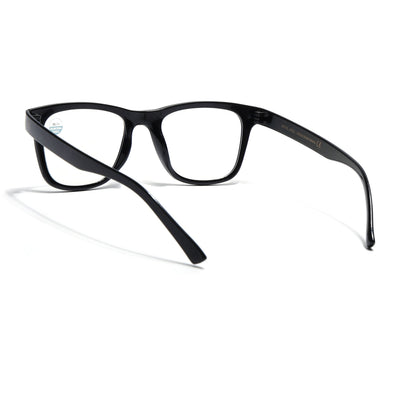 Mikael Anzel | Shine Black Wayfarer | Blue Light Protection Reading Eyeglasses