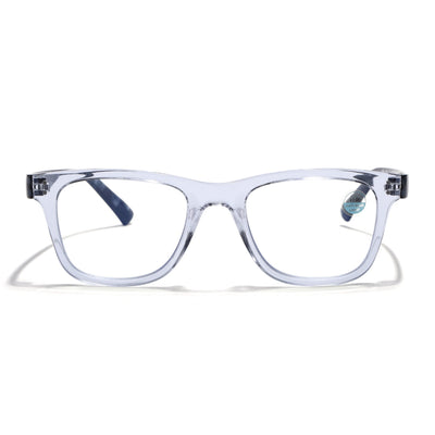 Mikael Anzel | Transparent Wayfarer | Blue Light Protection Reading Eyeglasses