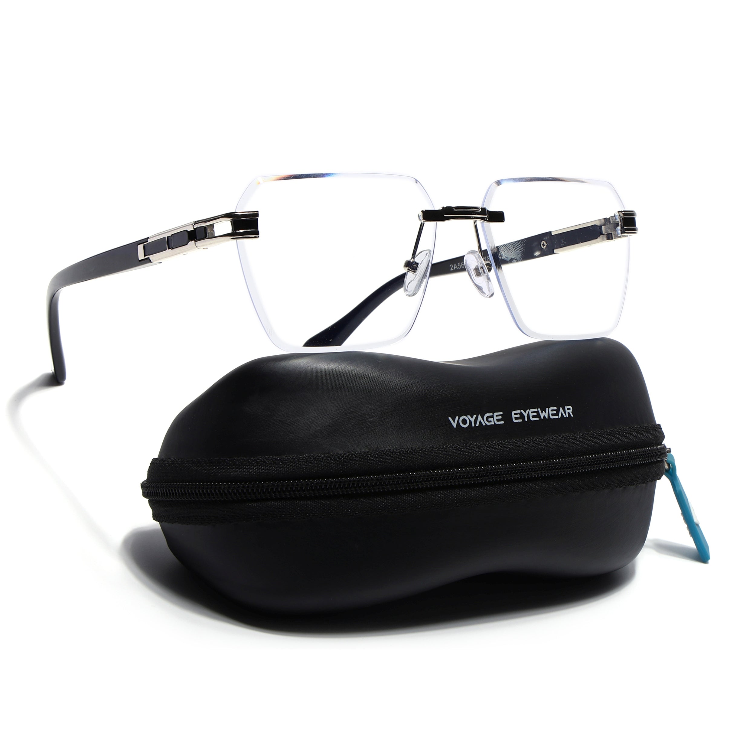 Aristo | Rimless Square Eyeglasses for Men & Women (2A565MG5160-C1)