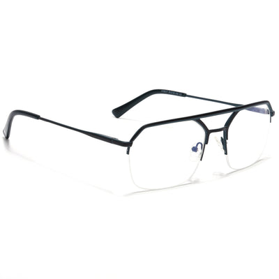 Voyage Matt Green Half Rim Eyeglasses for Men & Women (73017FMG7099-C7)