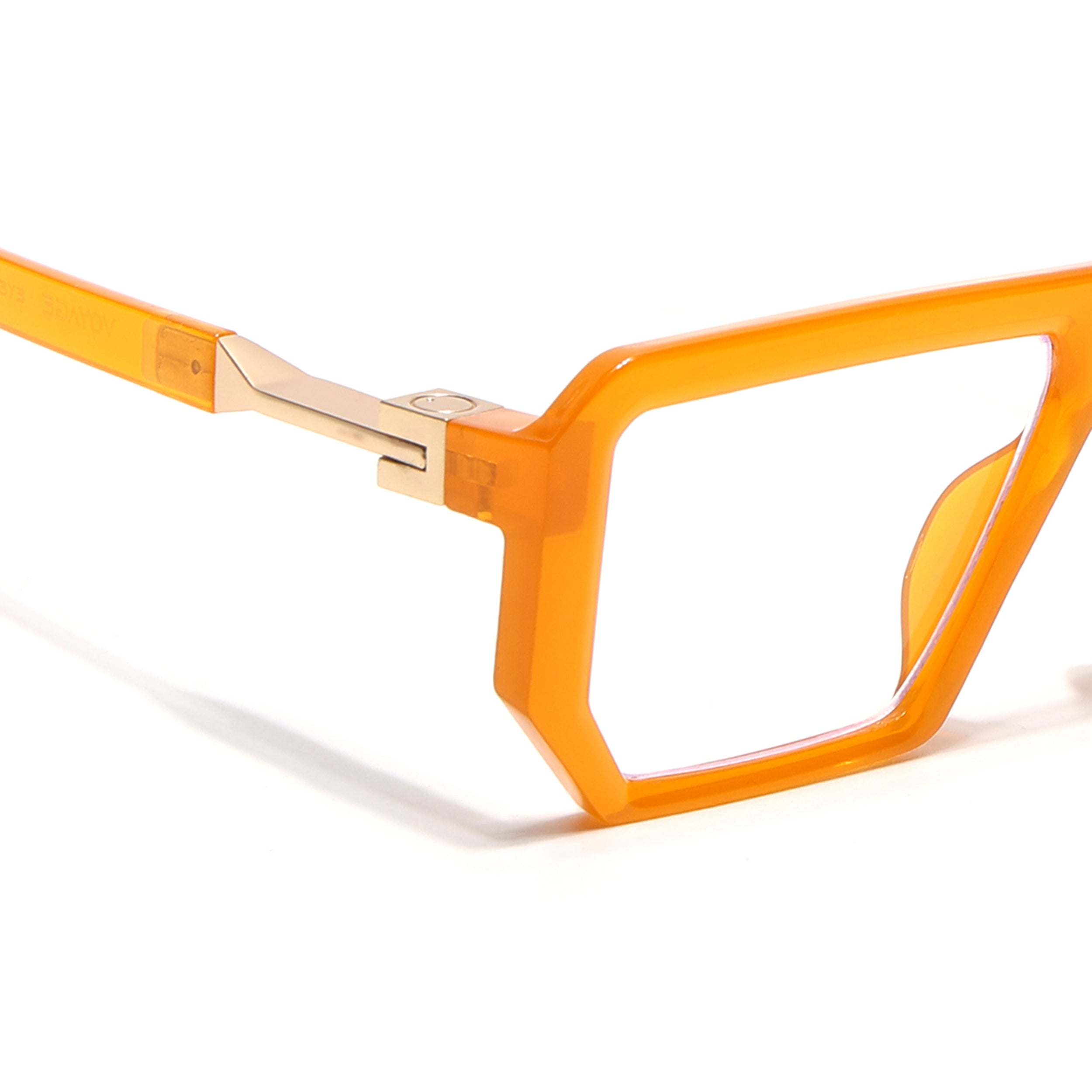 Voyage Victor Orange Wayfarer Eyeglasses for Men & Women (8725MG4645-C