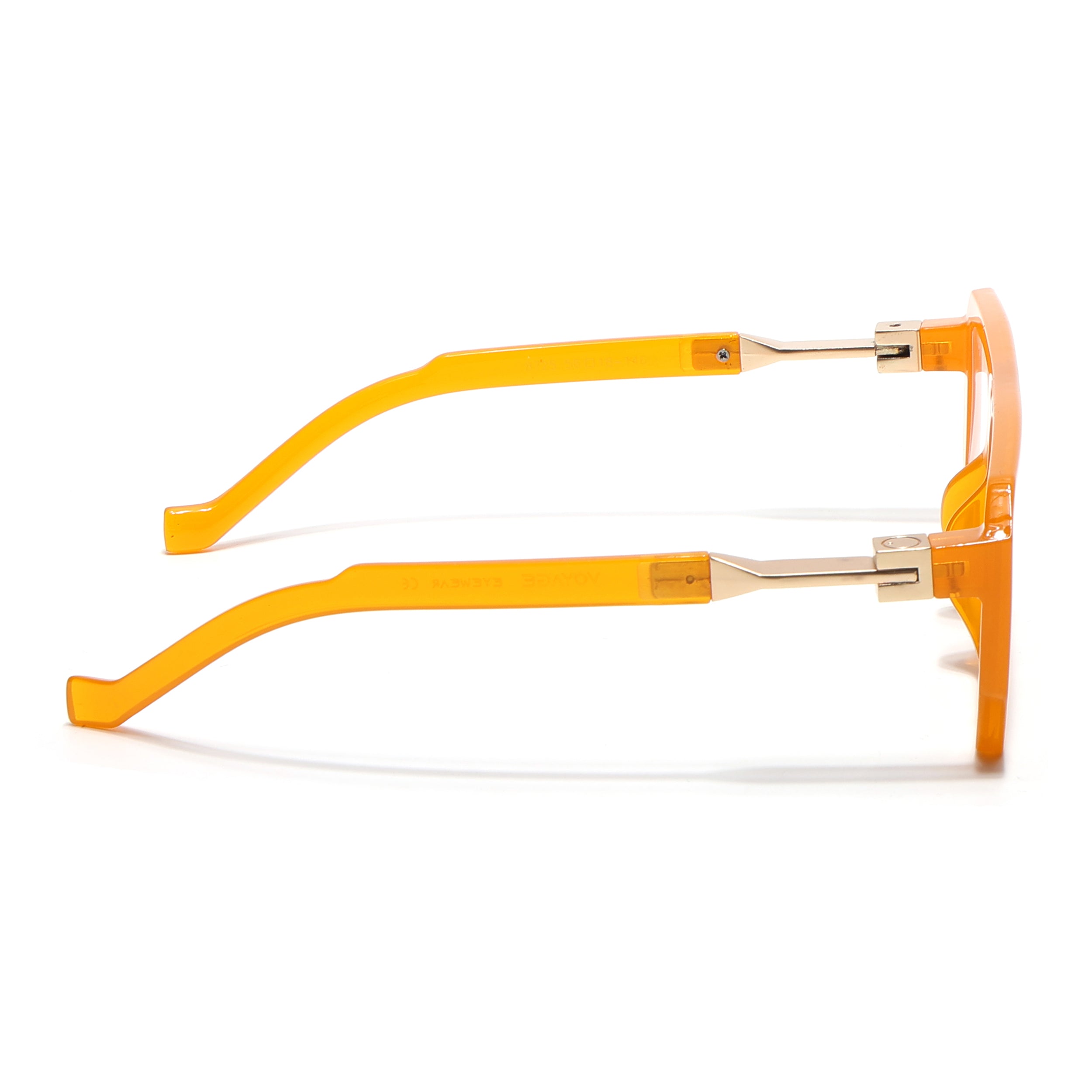 Voyage Victor Orange Wayfarer Eyeglasses for Men & Women (8725MG4645-C