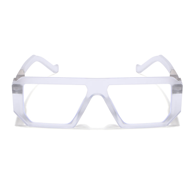Voyage Victor Transparent Wayfarer Eyeglasses for Men & Women (8725MG4643-C3)