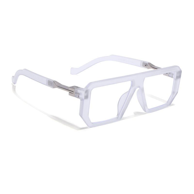 Voyage Victor Transparent Wayfarer Eyeglasses for Men & Women (8725MG4643-C3)