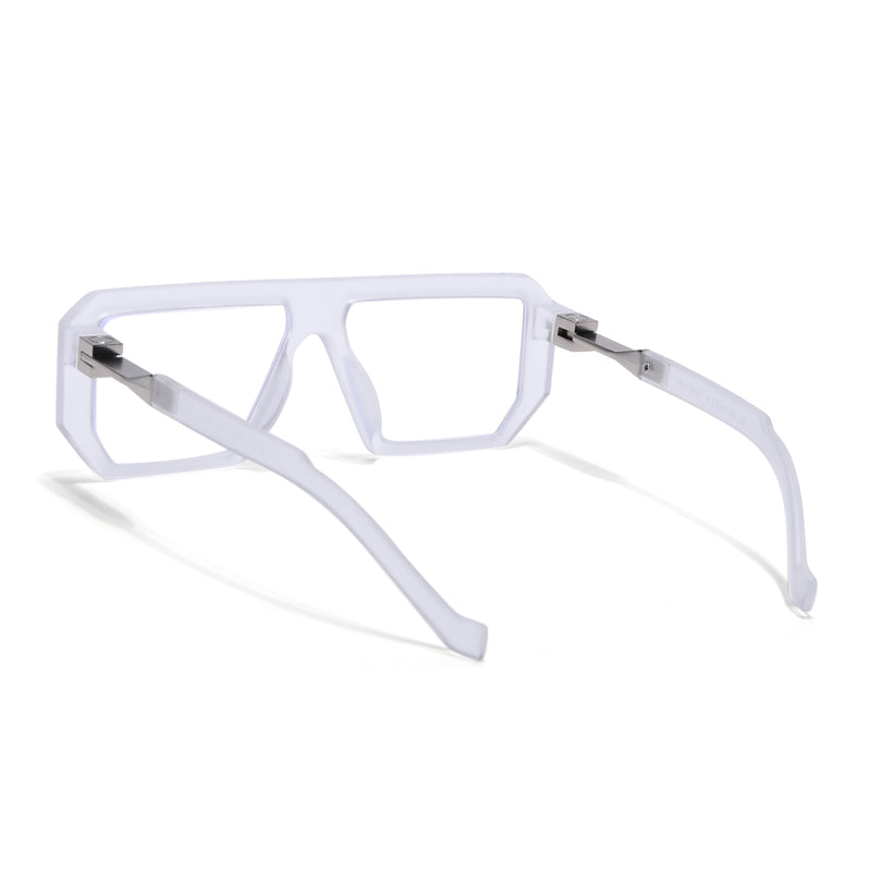 Voyage Victor Transparent Wayfarer Eyeglasses for Men & Women (8725MG4643-C3)