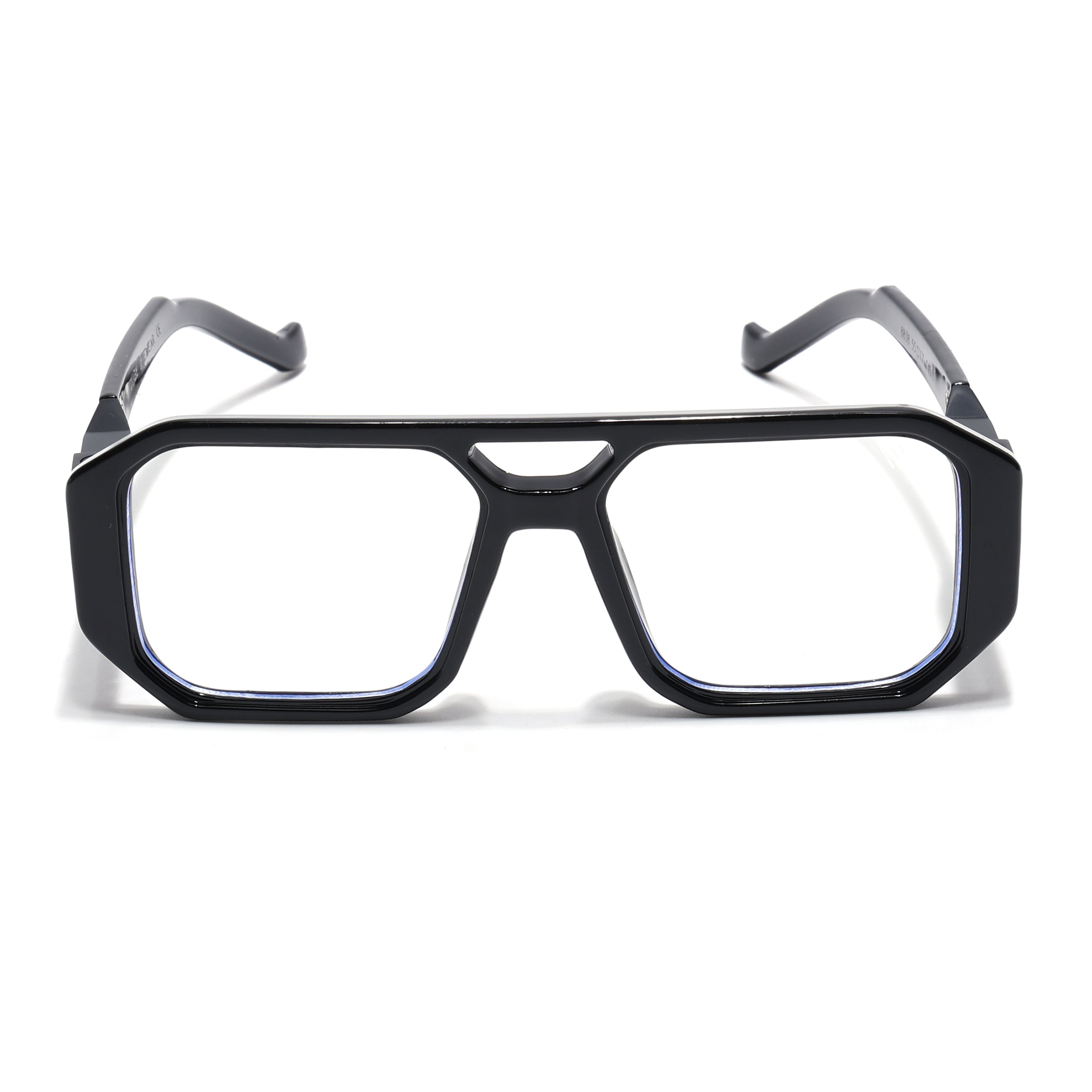 VictorX | Shine Black Wayfarer Eyeglasses for Men & Women (8838MG5070-C1)