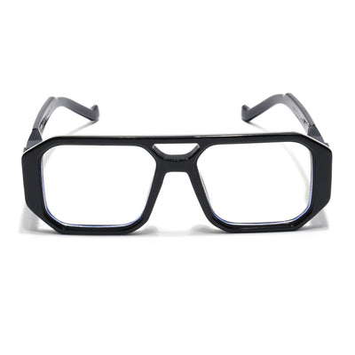 VictorX | Shine Black Wayfarer Eyeglasses for Men & Women (8838MG5070-C1)