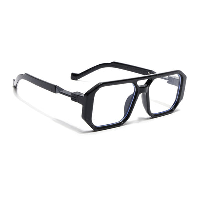VictorX | Shine Black Wayfarer Eyeglasses for Men & Women (8838MG5070-C1)