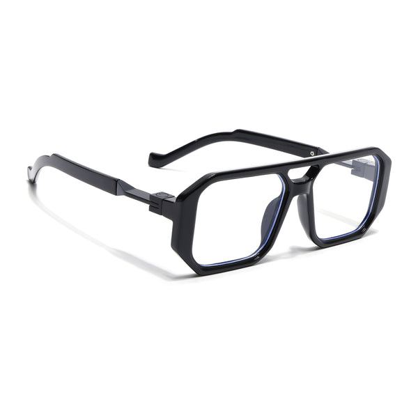 VictorX | Shine Black Wayfarer Eyeglasses for Men & Women (8838MG5070-C1)