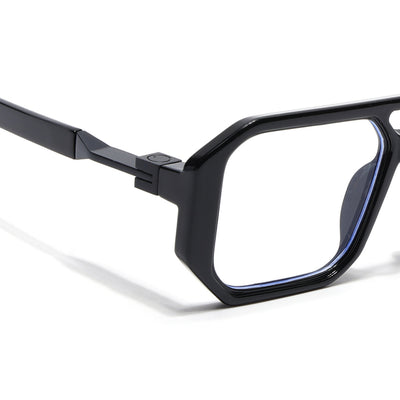 VictorX | Shine Black Wayfarer Eyeglasses for Men & Women (8838MG5070-C1)
