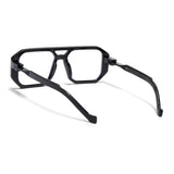 VictorX | Shine Black Wayfarer Eyeglasses for Men & Women (8838MG5070-C1)