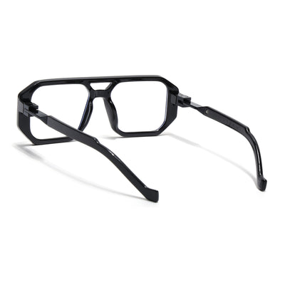 VictorX | Shine Black Wayfarer Eyeglasses for Men & Women (8838MG5070-C1)