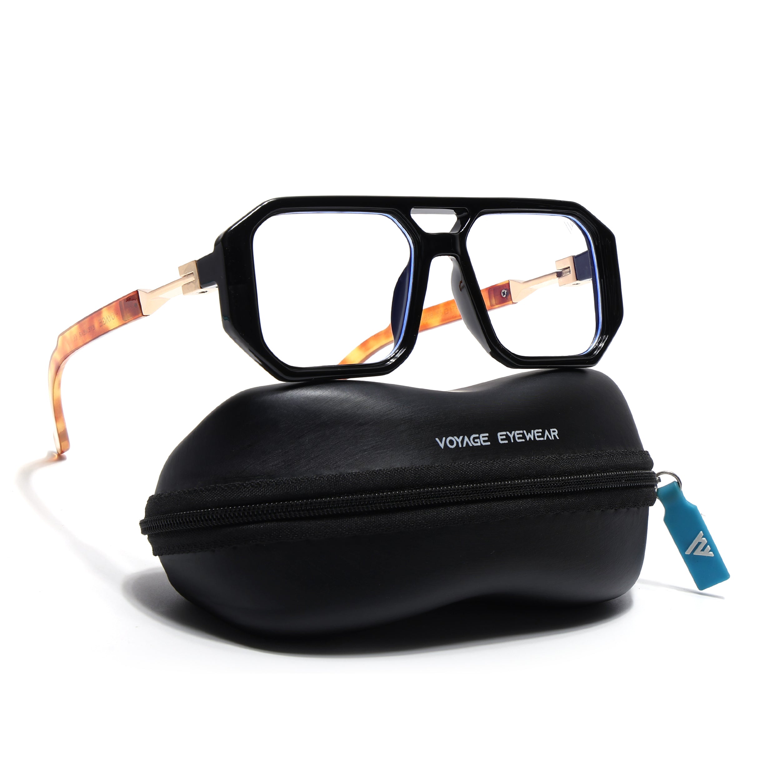VictorX | Black Wayfarer Eyeglasses for Men & Women (8838MG5072-C3)