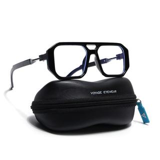 VictorX | Shine Black Wayfarer Eyeglasses for Men & Women (8838MG5070-C1)