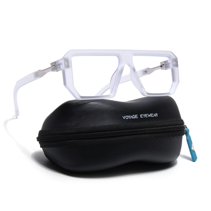 Voyage Victor Transparent Wayfarer Eyeglasses for Men & Women (8725MG4643-C3)