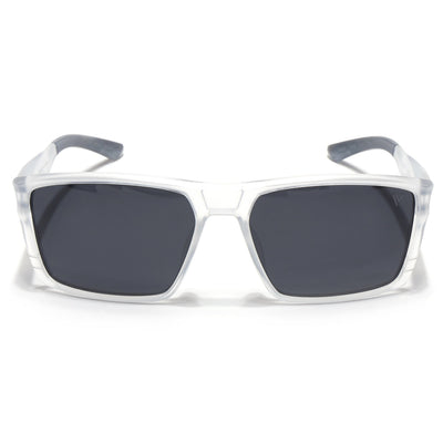 Square Polarized Sunglasses | Black Lens | Transparent Frame - PMG6747