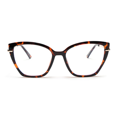 Voyage Glam Demi Brown Cateye TR Clip-On Polarized Sunglasses for Women (10017PMG4818-C3)