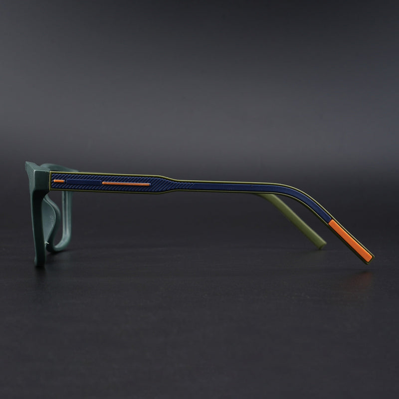 Eyejack Rush Green Square Eyeglasses for Men & Women (1002CL650-C6)