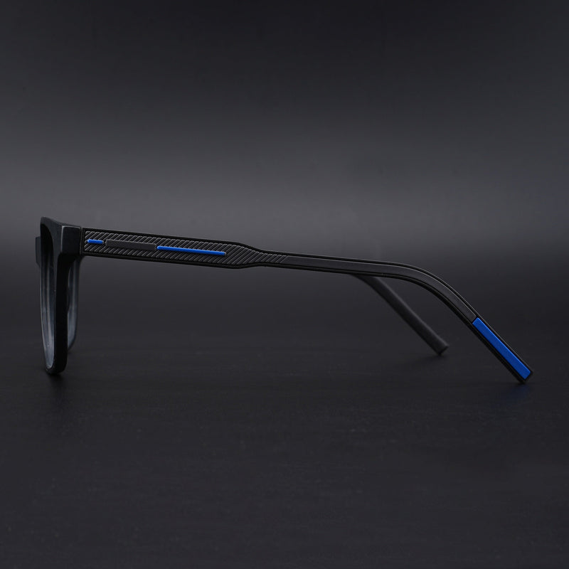 Eyejack Rush Matt Black Square Eyeglasses for Men & Women (1003CL661-C7)