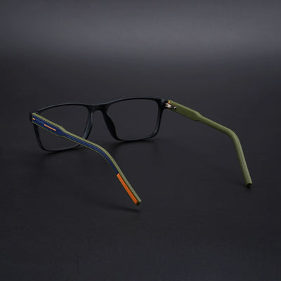 Eyejack Rush Matt Black Square Eyeglasses for Men & Women (1004CL669-C5)