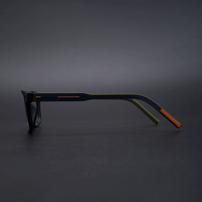 Eyejack Rush Matt Black Square Eyeglasses for Men & Women (1004CL669-C5)