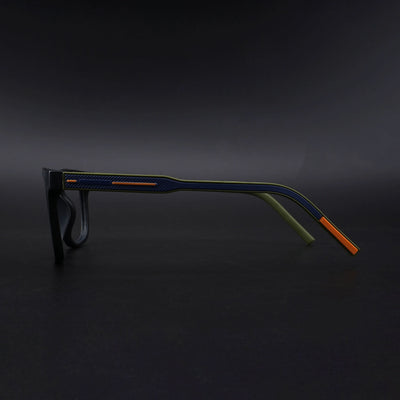 Eyejack Rush Matt Black Square Eyeglasses for Men & Women (1005CL679-C5)
