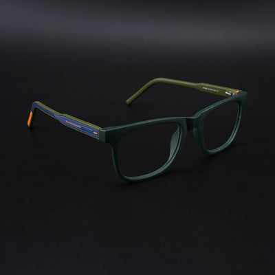 Eyejack Rush Green Square Eyeglasses for Men & Women (1005CL680-C6)