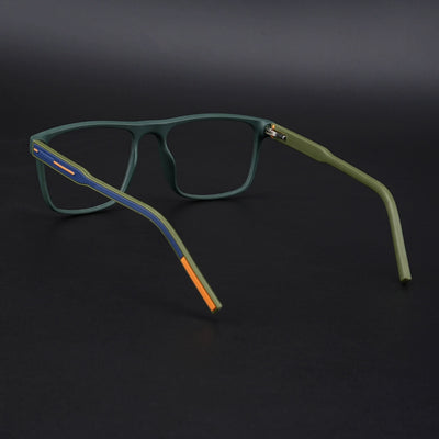 Eyejack Rush Green Square Eyeglasses for Men & Women (1006CL690-C6)