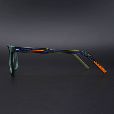 Eyejack Rush Green Square Eyeglasses for Men & Women (1006CL690-C6)