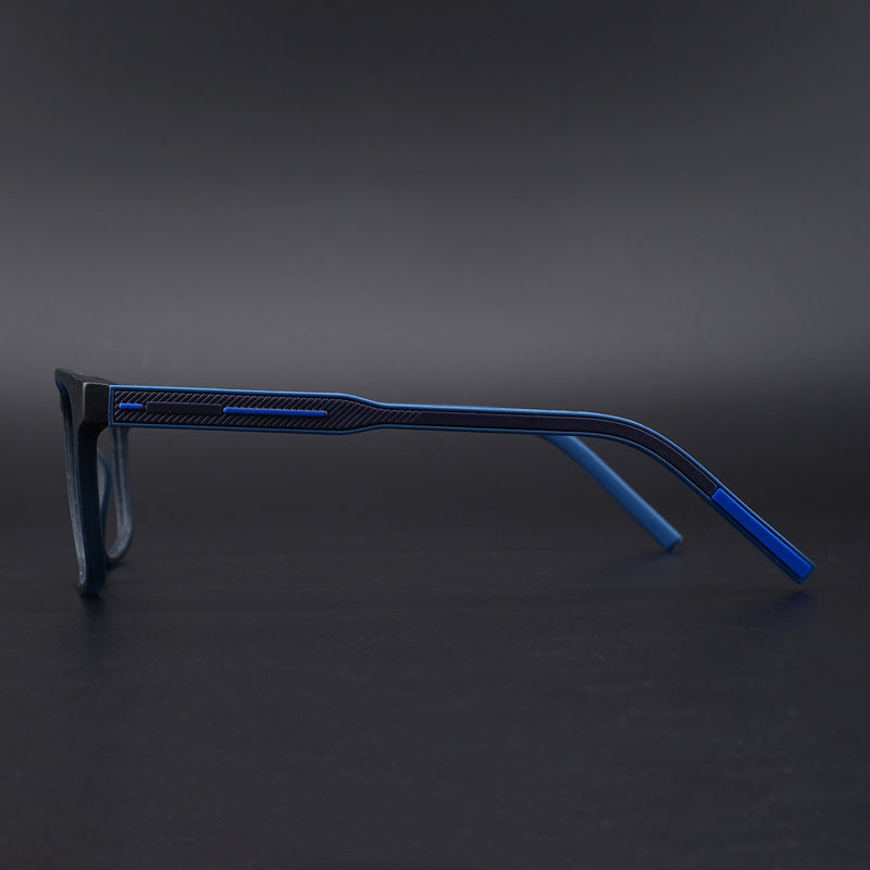 Eyejack Rush Navy Blue Square Eyeglasses for Men & Women (1006CL692-C8)